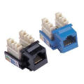 Venta al por mayor fábrica de China RJ45 módulo de trapecio Jack Cat6 cat5e RJ45 Dual IDC